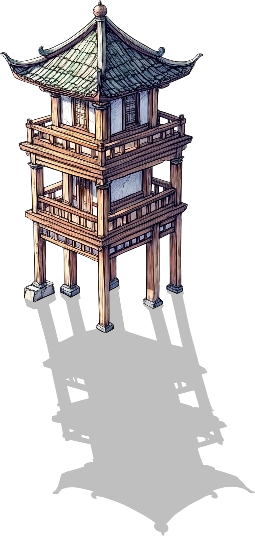 106 Japanese Watchtowers