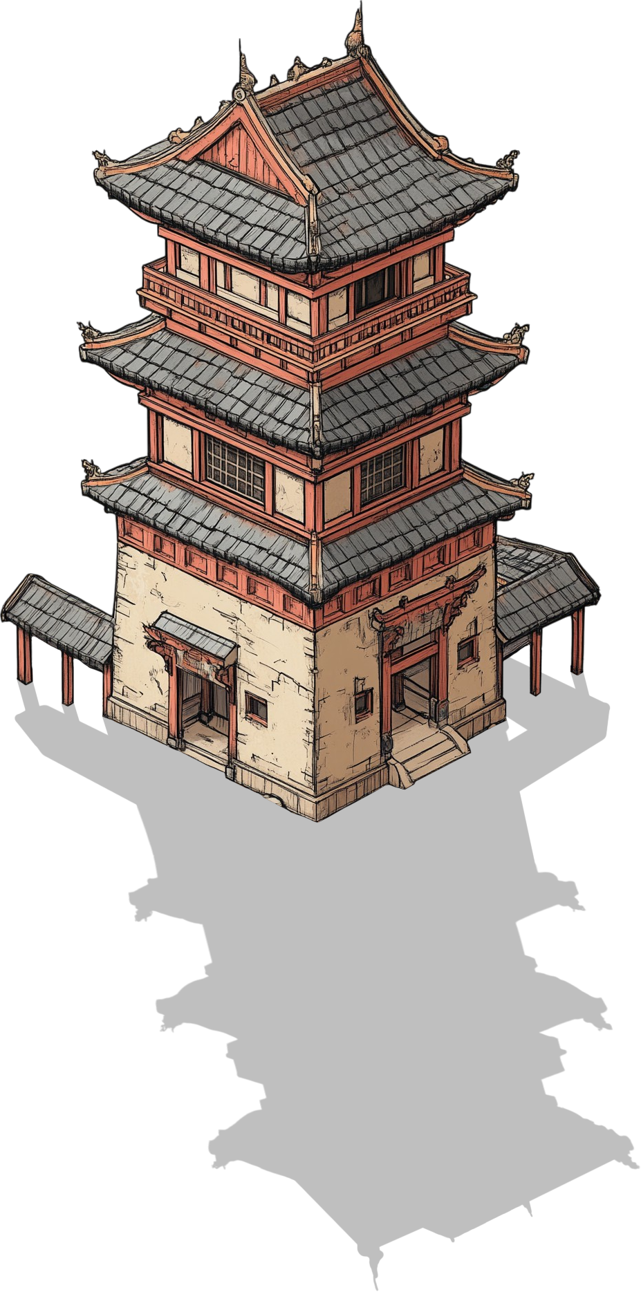 106 Japanese Watchtowers
