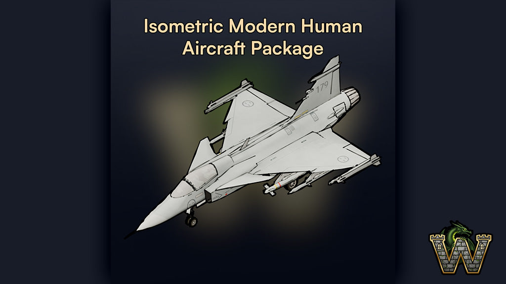 Isometric Modern Human Aircrafts