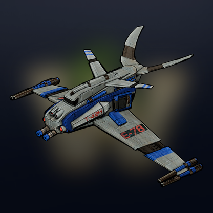 Isometric Sci-Fi Aircrafts
