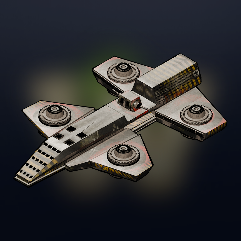 Isometric Sci-Fi Aircrafts