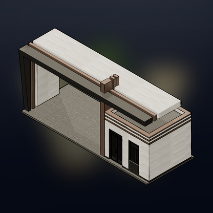 Isometric Service Buildings