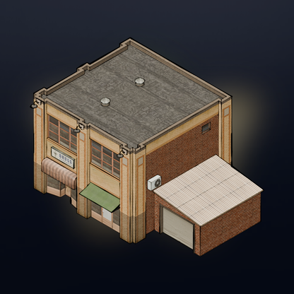 Isometric Stores and Shops