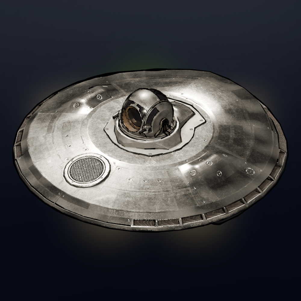 Isometric Retro Ufo Package