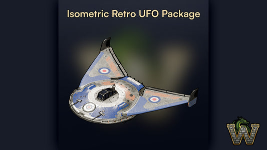 Isometric Retro Ufo Package