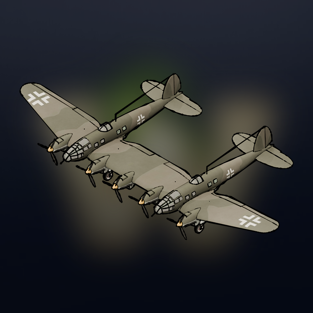 Isometric World War Aircraft Package